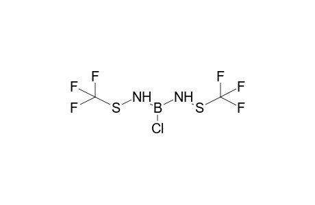 BIS(N-TRIFLUOROMETHYLSULPHENYLAMINO)CHLOROBORANE