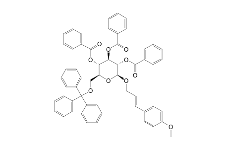 4-METHOXYCINNAMYL-6-TRITYL-2,3,4-TRI-O-BENZOYL-BETA-D-GLUCOPYRANOSIDE