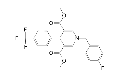 3,5-pyridinedicarboxylic acid, 1-[(4-fluorophenyl)methyl]-1,4-dihydro-4-[4-(trifluoromethyl)phenyl]-, dimethyl ester