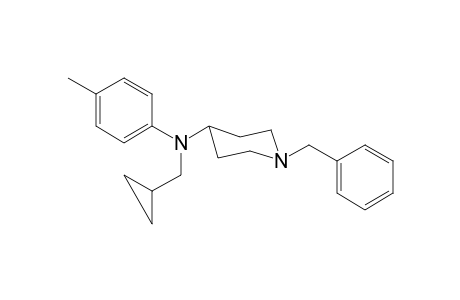 1-Benzyl-N-cyclopropylmethyl-N-(4-methylphenyl)piperidin-4-amine