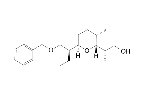 (S)-2-[(2R,3S,6R)-6-[(S)-1-Benzyloxymethylpropyl]-3-methyltetrahydropyran-2-yl]propan-1-ol