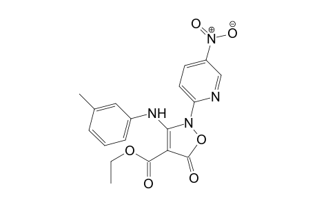 Ethyl (3-methyloxycarbonylphenyl)amino-2-(5-nitropyrid-2-yl)-5-oxo-2,5-dihydroisoxazol-4-carboxylate