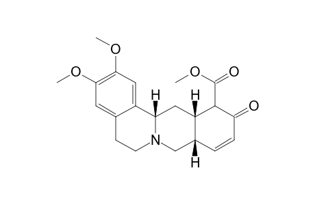6H-Dibenzo[a,g]quinolizine-12-carboxylic acid, 5,8,8a,11,12,12a,13,13a-octahydro-2,3-dimethoxy-11-oxo-, methyl ester, [8aS-(8a.alpha.,12a.alpha.,13a.alpha.)]-