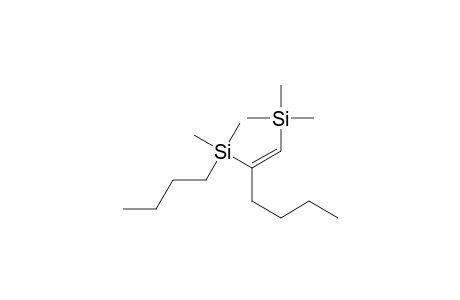 1-(Trimethylsilyl)-2-[(dimethylbutyl)silyl]hex-1-ene