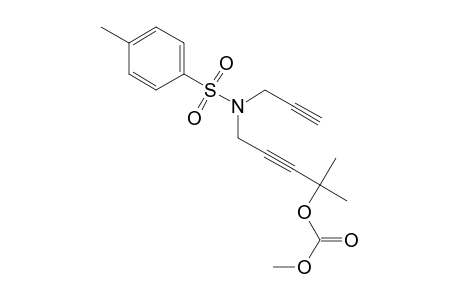 4-Methyl-N-[4'-(methoxycarbonyloxy)-4'-methylpent-2'-yn-1'-yl]-N-(prop-2-ynyl)benzenesulfonamide