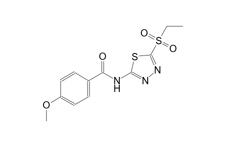 benzamide, N-[5-(ethylsulfonyl)-1,3,4-thiadiazol-2-yl]-4-methoxy-