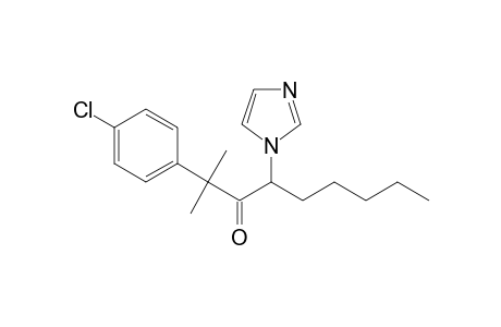 3-Nonanone, 2-(4-chlorophenyl)-4-(1H-imidazol-1-yl)-2-methyl-