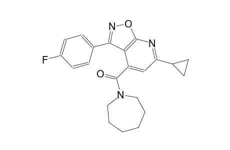 isoxazolo[5,4-b]pyridine, 6-cyclopropyl-3-(4-fluorophenyl)-4-[(hexahydro-1H-azepin-1-yl)carbonyl]-