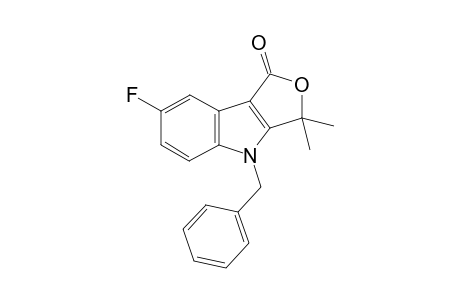 4-Benzyl-7-fluoro-3,3-dimethyl-3,4-dihydro-1H-furo[3,4-b]indol-1-one