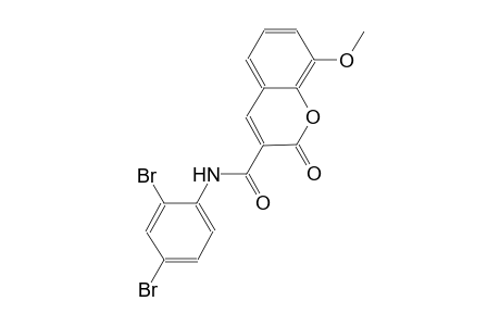 N-(2,4-dibromophenyl)-8-methoxy-2-oxo-2H-chromene-3-carboxamide