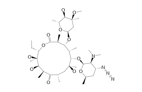 (2'S,3'R)-3'-AZIDO-3'-DEDIMETHYLAMINO-2'-DEHYDROXY-2'-DIMETHYLAMINOERYTHROMYCIN_A