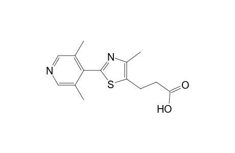 4-(5-Carboxyethyl-4-methyl-2-thiazolyl)-3,5-dimethylpyridine