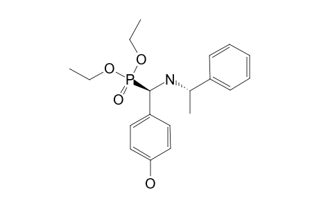(R,S)-ALPHA-PHENYLETHYLAMINODIETHOXYPHOSPHONYLMETHYL-4-HYDROXYBENZENE