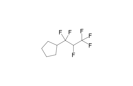 1,1,2,3,3,3-Hexakis(fluoranyl)propylcyclopentane