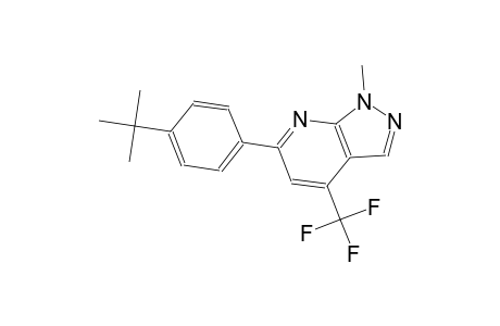 1H-pyrazolo[3,4-b]pyridine, 6-[4-(1,1-dimethylethyl)phenyl]-1-methyl-4-(trifluoromethyl)-