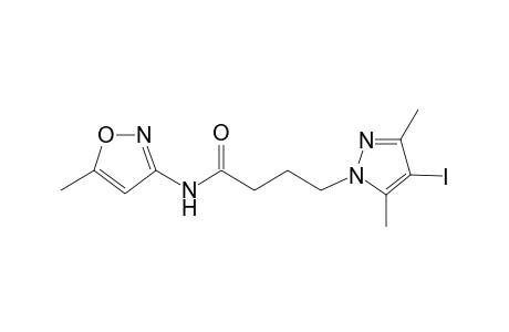 1H-Pyrazole-1-butanamide, 4-iodo-3,5-dimethyl-N-(5-methyl-3-isoxazolyl)-