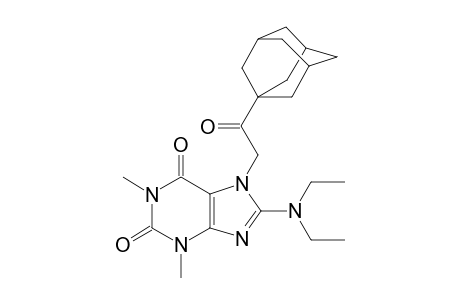 1H-Purine-2,6-dione, 8-(diethylamino)-3,7-dihydro-1,3-dimethyl-7-(2-oxo-2-tricyclo[3.3.1.1(3,7)]dec-1-ylethyl)-