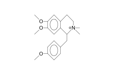 1-(4-Methoxy-phenyl)-6,7-dimethoxy-tetrahydro-isoquinoline N,N-dimetho-salt