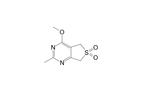 4-Methoxy-2-methyl-5,7-dihydrothieno[3,4-d]pyrimidine 6,6-dioxide