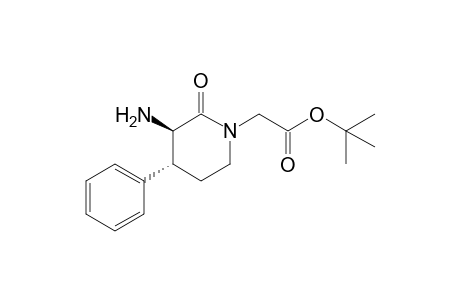 2-[(3R,4R)-3-amino-2-keto-4-phenyl-piperidino]acetic acid tert-butyl ester