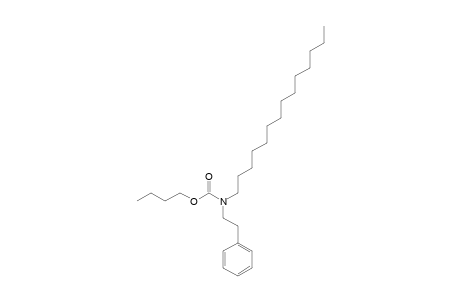 Carbonic acid, monoamide, N-(2-phenylethyl)-N-tetradecyl-, butyl ester