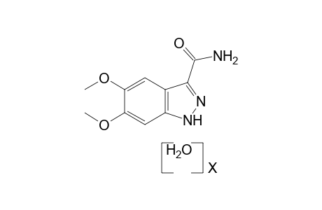 5,6-dimethoxy-1H-indazole-3-carboxanilide, hydrated