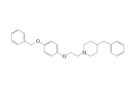 1-[2-(4-benzoxyphenoxy)ethyl]-4-benzyl-piperidine