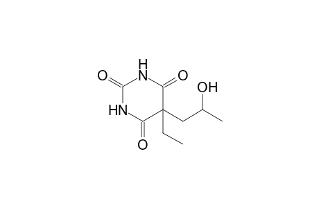 5-ethyl-5-(2-hydroxypropyl)barbituric acid