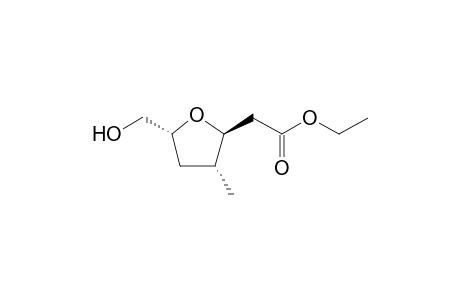 Ethyl 2-((2S,3R,5R)-5-(hydroxymethyl)-3-methyltetrahydrofuran-2-yl)acetate