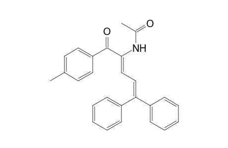 Acetamide, N-[1-(4-methylbenzoyl)-4,4-diphenyl-1,3-butadienyl]-, (Z)-