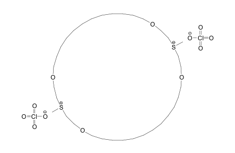 1,20-dithionia-1,20-dimethyl-4,17,23,36-tetraoxacyclooctatriacontane diperchlorate