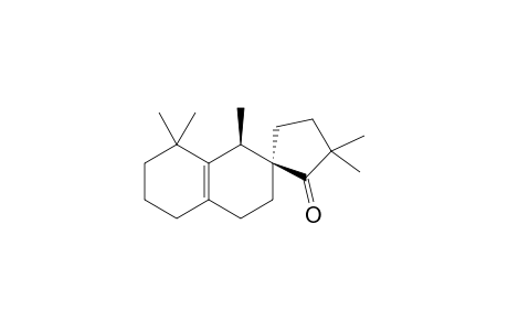(5R,6R)-4,4,5,5',5'-pentamethyl-1'-spiro[1,2,3,5,7,8-hexahydronaphthalene-6,2'-cyclopentane]one