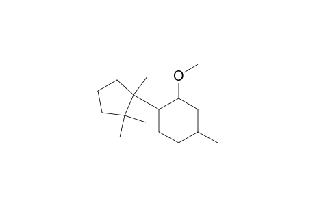 1-(2-Methoxy-4-methylcyclohexyl)-1,2,2-trimethylcyclopentane