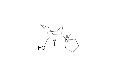 1-(8-Hydroxy-bicyclo[3.2.1]oct-2-yl)-1-methyl-pyrrolidinium iodide