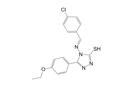 4-{[(E)-(4-chlorophenyl)methylidene]amino}-5-(4-ethoxyphenyl)-4H-1,2,4-triazole-3-thiol