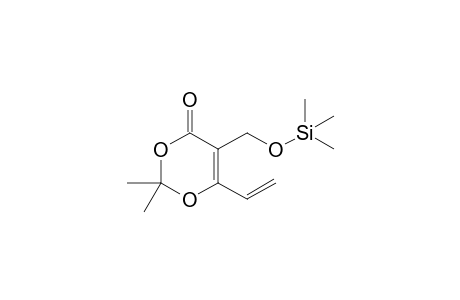 5-[(Trimethylsilyloxy)methyl]-2,2-dimethyl-6-vinyl-1,3-dioxin-4-one