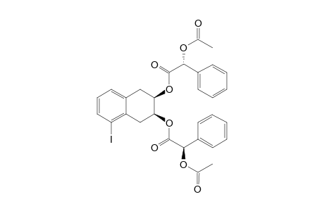 (-)-(6R,7S)-6,7-Bis[(R)-O-acetylmandeloxy]-1-iodo-5,6,7,8-tetrahydronaphthalene