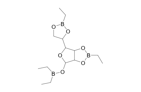 2-Ethyl-6-(2-ethyl-1,3,2-dioxaborolan-4-yl)tetrahydrofuro[3,4-d][1,3,2]dioxaborol-4-yl diethylborinate