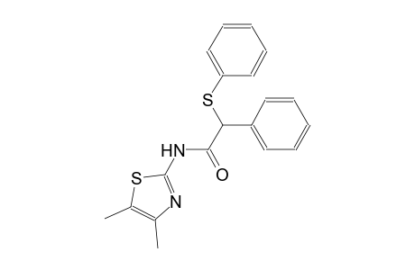 N-(4,5-dimethyl-1,3-thiazol-2-yl)-2-phenyl-2-(phenylsulfanyl)acetamide