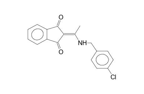 2-[1-(4-chlorobenzylamino)ethylidene]indane-1,3-dione