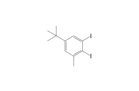 5-tert-Butyl-1,2-bis(iodanyl)-3-methyl-benzene
