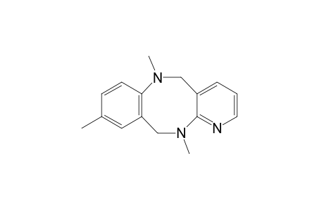 2-Methyl-5,11-N-dimethylbenzo[b]diazocino[6,7-b]pyridine