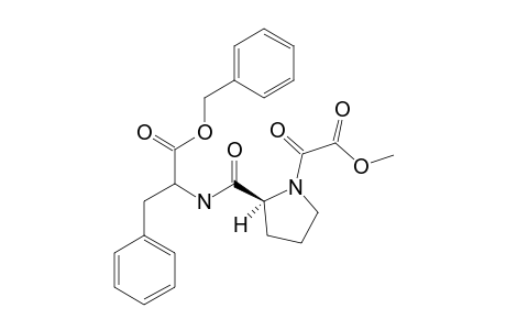 SIGNALSET-#1;N-[N'-(METHOXYCARBONYLCARBONYL)-L-PROPYL]-L-PHENYLALANINE-BENZYLESTER
