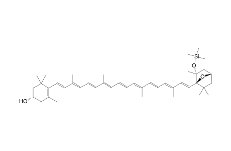 (3S,5R,6R,3'S)-5-O-Trimethylsilyl-3,6-epoxy-5,6-dihydro-.beta.,.beta.-carotene-5,3'-diol