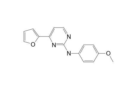 N-[4-(2-Furyl)-2-pyrimidinyl]-N-(4-methoxyphenyl)amine