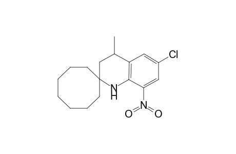 4-Methyl-6-chloro-8-nitro-3,4-dihydro-spiro[cyclooctane-1',2(1H)-quinoline]