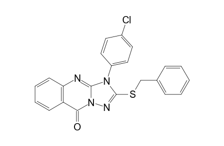 2-(benzylthio)-3-(4-chlorophenyl)-[1,2,4]triazolo[5,1-b]quinazolin-9-one