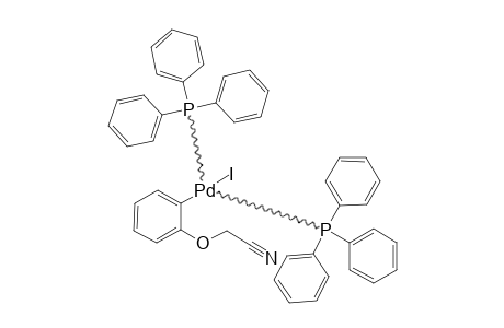 TRANS-[(2-CIANOMETHOXY)-PHENYL]-IODOBIS-(TRIPHENYLPHOSPHINE)-PALLADIUM