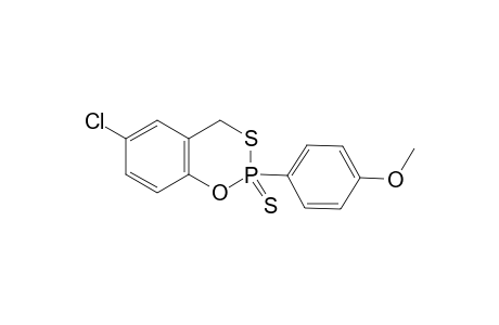 6-Chloro-2-(4-methoxyphenyl)-4H-1,3,2-benzoxathiaphosphinine-2-sulfide