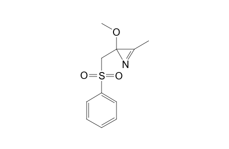 2-METHOXY-3-METHYL-2-PHENYLSULFONYLMETHYL-2H-AZIRINE
